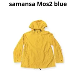 【春秋物】samansa Mos2 blue コットンジャケット　L マスタード
