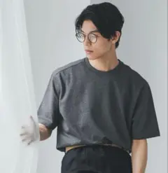 新品 GLOBAL WORK マイニチタフクルーT M チャコール