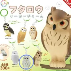 フクロウ マーカーチャーム ガチャ ウラルアウル