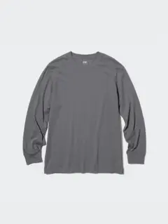 エアリズムコットンUVカットクルーネックＴ 長袖 ユニクロ L 接触冷感 UV
