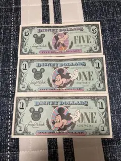 ☆希少初版連番　折なし美品☆DisneyDollars ディズニーダラー　87 2025年最新】ディズニー ドル 1987の人気アイテム - メルカリ