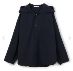 処分⭐︎GALERIE VIE コットンストレッチブロード フードシャツ