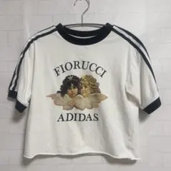 美品 アディダス FIORUCCI 天使Tシャツ 白 XS S-112