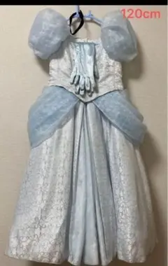 プレミアムドレス　シンデレラ120cm 靴21cm ビビディバビディブディック