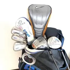 格安☆icicles他レディース用ゴルフクラブフルセット☆初心者キャディバッグ付