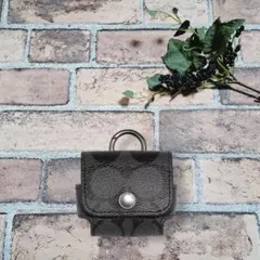 コーチ COACH AirPodsケース ケース シグネチャー キャンバス