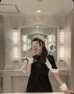 ブラックサンタコスプレ