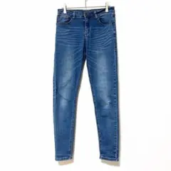 2869 ◆訳あり◆ アンティカ スキニーデニムパンツ インディゴ Sのサムネイル