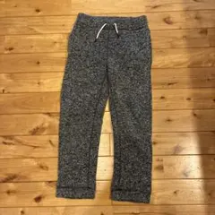 グレー スウェットパンツ ドローストリング付き
