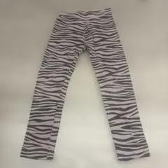 120相当ZARA ゼブラ柄 ロングパンツ 8サイズ