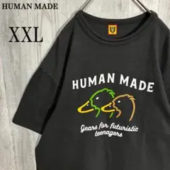 人気デザイン】ヒューマンメイド ダブルダックプリント Tシャツ 2XL 