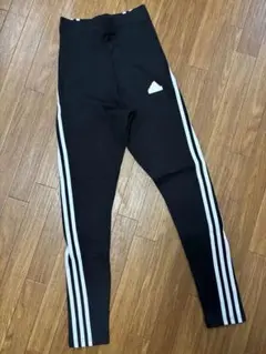 adidas 3本ライン 黒 レギンス スポーツ X XS