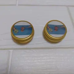 Seasta シーリングスタンプ キャンドル 蓋付き 2個セット