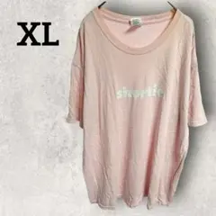 ギルダン レディース Ｔシャツ ロゴ ビッグサイズ ピンク 綿 ストリートのサムネイル