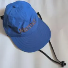 Marmot ロングビルキャップ ブルー 新品タグ付きのサムネイル
