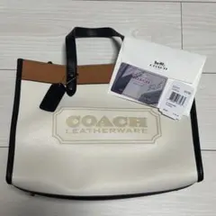 COACH トートバッグ C0777 SV/BEIGE