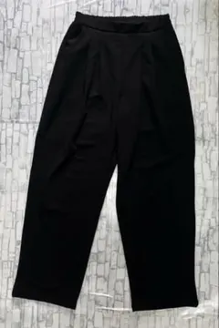 【SELECT MOCA】イージーワイドパンツ ブラック A63JY-1106