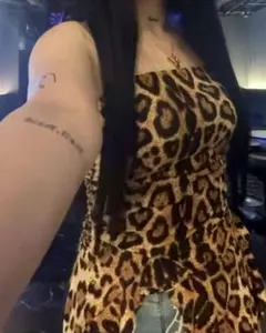 Y2K ヒョウ柄 チューブトップ インポート