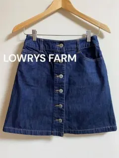 LOWRYS FARM ローリーズファーム デニム ミニスカート　ダークブルー