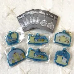 ポムポムプリン　ぼくの一日　クリアチャーム　めじるしアクセサリー　ガチャ　プリン