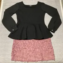 RyuRyu ペプラム トップス スカート セットアップ Mサイズ 未使用