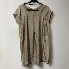 Ray Cassin チュニック 半袖 ベージュ