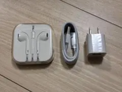 Apple イヤホン & Lightningケーブル & 充電器セット
