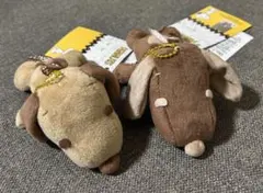 スヌーピー　ロゴリボンマスコットver.8 ぬいぐるみ　ブラウン　ベージュ　茶色