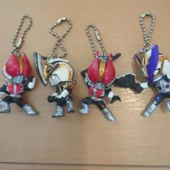【電王】仮面ライダー キーホルダー 4体セット　レトロ