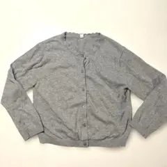 UNIQLO グレー カーディガン 130cm