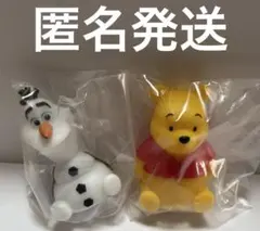 ディズニーキャラクター　ライトマスコット　くまのプーさんとオラフ