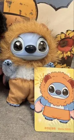未開封　ポップマート　Disney Stitch 　シンバのサムネイル