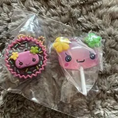 たまごっちガチャ手作りおやつチャーム カラフルキャンディチャームふらわっち