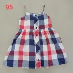 baby Gap チェック柄キャミワンピース　95のサムネイル