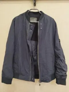 NANO UNIVERSE ネイビー ジャンパー