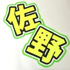 佐野晶哉 文字パネル