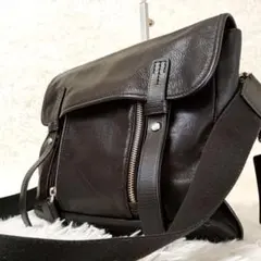 TUMI ショルダーバッグ オールレザー メッセンジャーバッグ ブラックのサムネイル