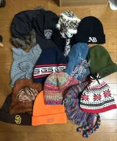 帽子・キャップ・ニット帽・ビーニー 14点セット