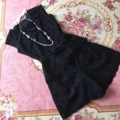 最終お値下げ　極美品　to be chic レースセットアップ　ワンピース　紺