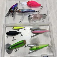 バス釣り引退セット　ビッグベイト入り バス釣り引退 ビッグベイト セット売り 中古品｜Yahoo!フリマ