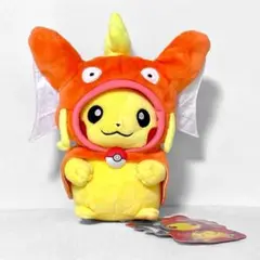 コイキングごっこ ピカチュウ ポンチョ ぬいぐるみマスコット コイキング、ギャラドスごっこのピカチュウのぬいぐるみ発売決定