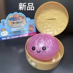 新品　肉まん型スクイーズ　ピンクのサムネイル