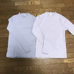 Honeys ハニーズ　カットソー　長袖　ハイネック　パール　S 新品
