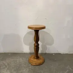 ヴィンテージ　木製サイドテーブル　　花台