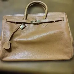 美品✨ HIGH-CLASS ハンドバッグ キャメル ハイクラス 横幅40 - メルカリ