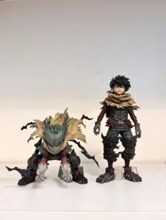 ヒロアカ 一番くじ プライズ 緑谷出久 黒デク フィギュア 汚し塗装 リペイント