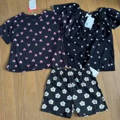 女の子　130cm Tシャツ　２枚　半ズボン セット