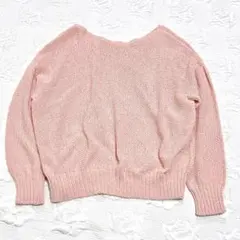 美品❤︎25SS スピックアンドスパン ペーパーヤーン2wayルーズプルオーバー