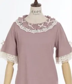 axes femme レースリボン 半袖カットソーのサムネイル