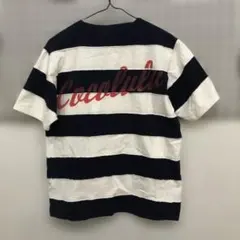 い*ー様 A840 ココルル　Tシャツ バックプリント　ロゴ　ネイビー/ホワイトのサムネイル